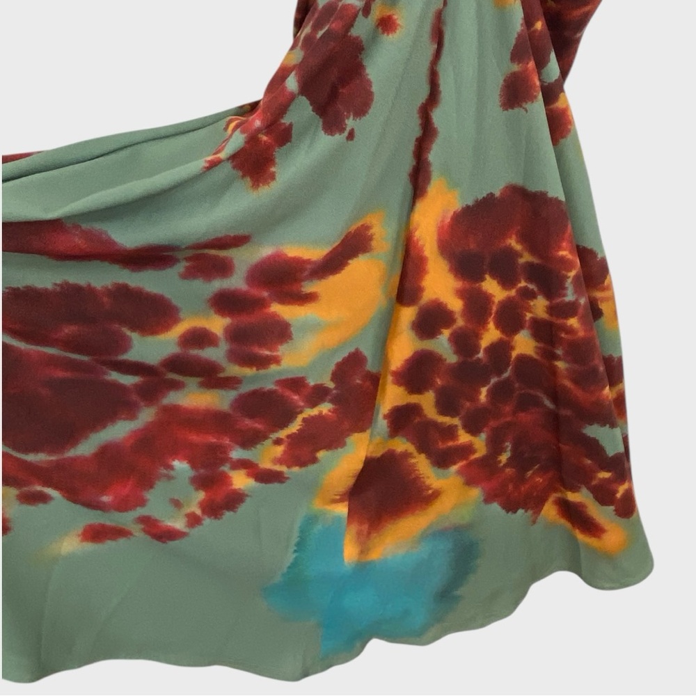 Altuzarra NEW Pelopenese Tie Dye V Neck Midi Dress NWT Size 36 - Picture 6 of 11